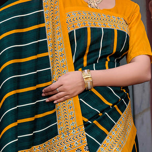 green-mustard-printed-bhagalpuri-silk-saree