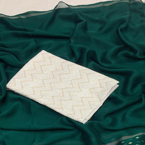 green-woven-georgette-saree-with-tassels-2