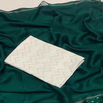 green-woven-georgette-saree-with-tassels-2