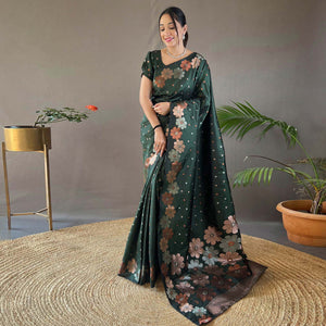 green-floral-zari-woven-pure-silk-saree