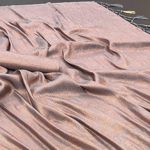 grey-floral-woven-mysore-silk-saree-with-tassels