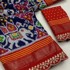 grey-red-ikkat-printed-dola-silk-saree-with-sequins-embroidery-border