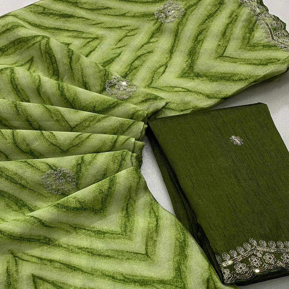 green-leheriya-printed-with-sequins-embroidered-chinon-saree