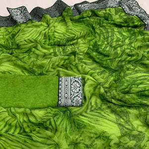 green-shibori-printed-georgette-saree-with-woven-border