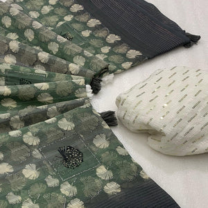 grey-floral-foil-printed-georgette-saree-with-tassels-4