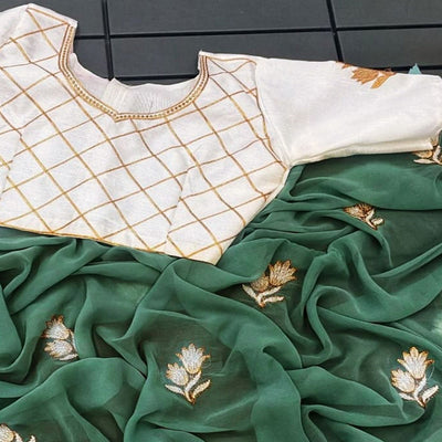 green-floral-embroidered-georgette-saree-2