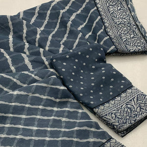 grey-leheriya-printed-georgette-saree-with-woven-border