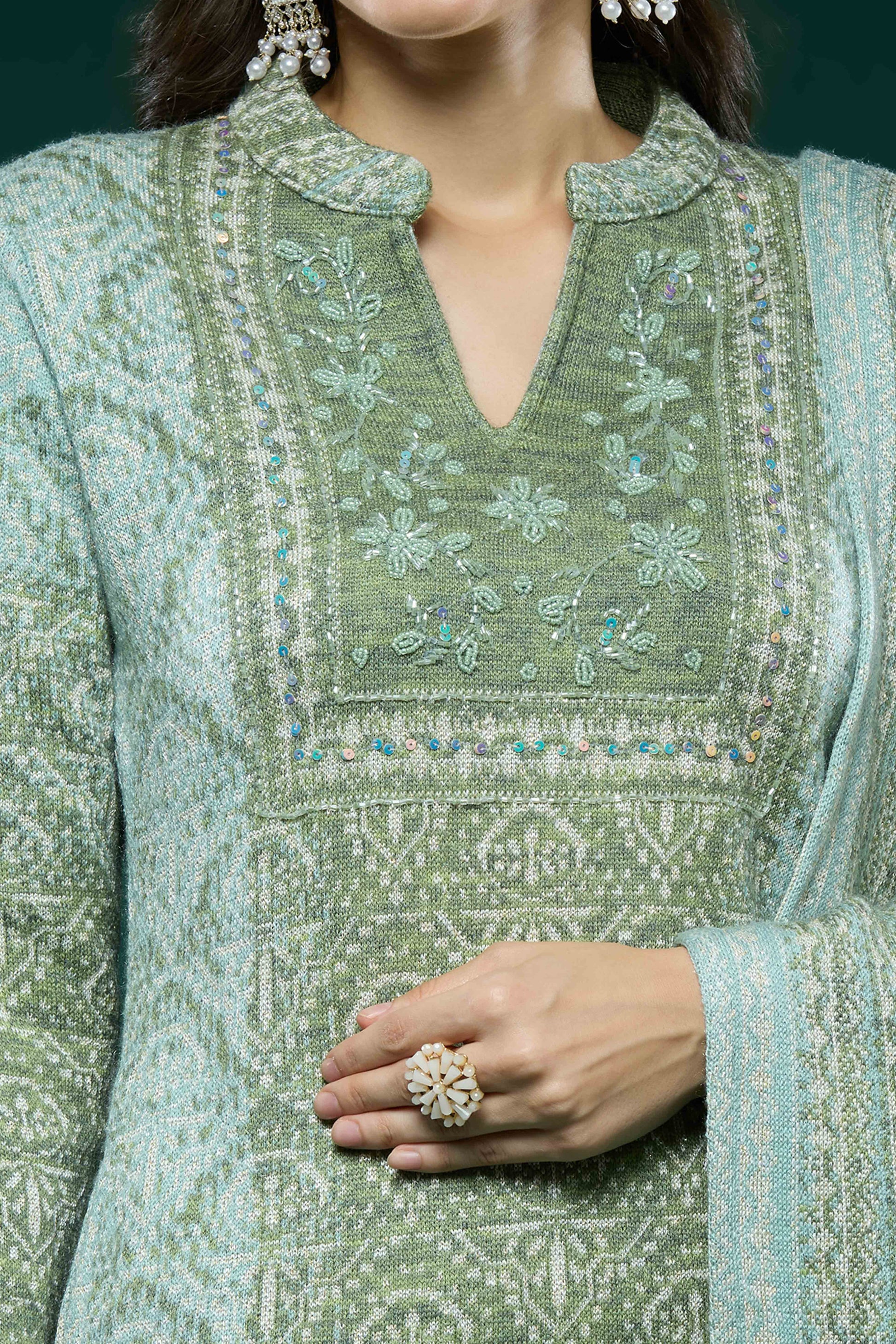 green-embroidered-woolen-straight-salwar-suit-1