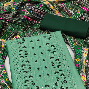 green-floral-sequins-embroidered-cotton-silk-dress-material