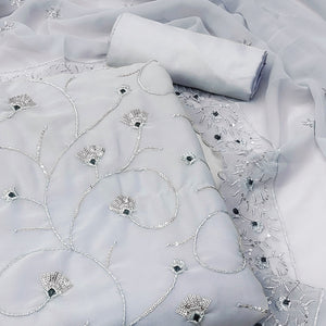 grey-floral-sequins-embroidered-georgette-dress-material