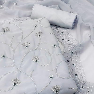 grey-floral-sequins-embroidered-georgette-dress-material