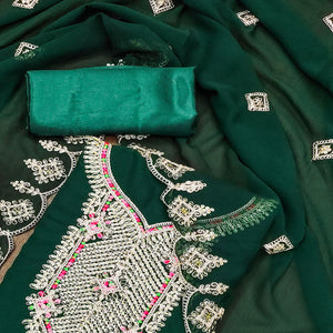 green-sequins-embroidered-georgette-dress-material-4