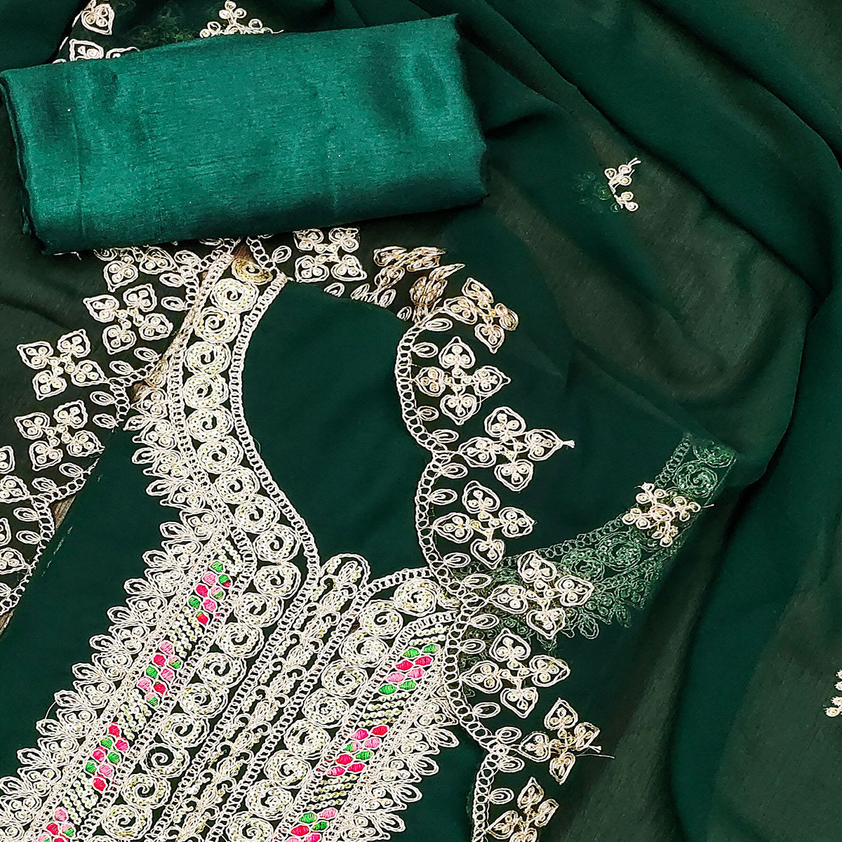 green-floral-embroidered-georgeette-dress-material