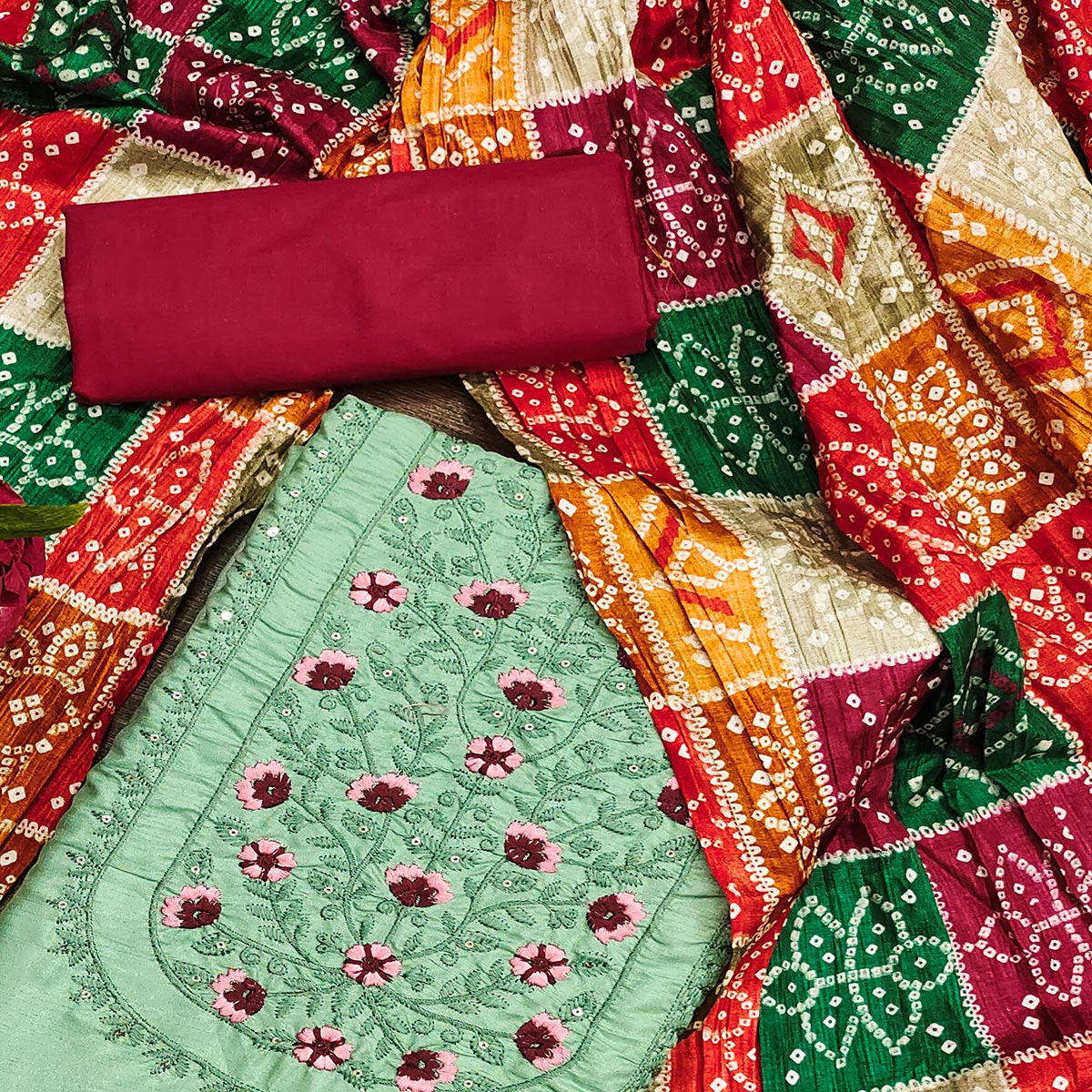 green-floral-embroidered-cotton-blend-dress-material-3