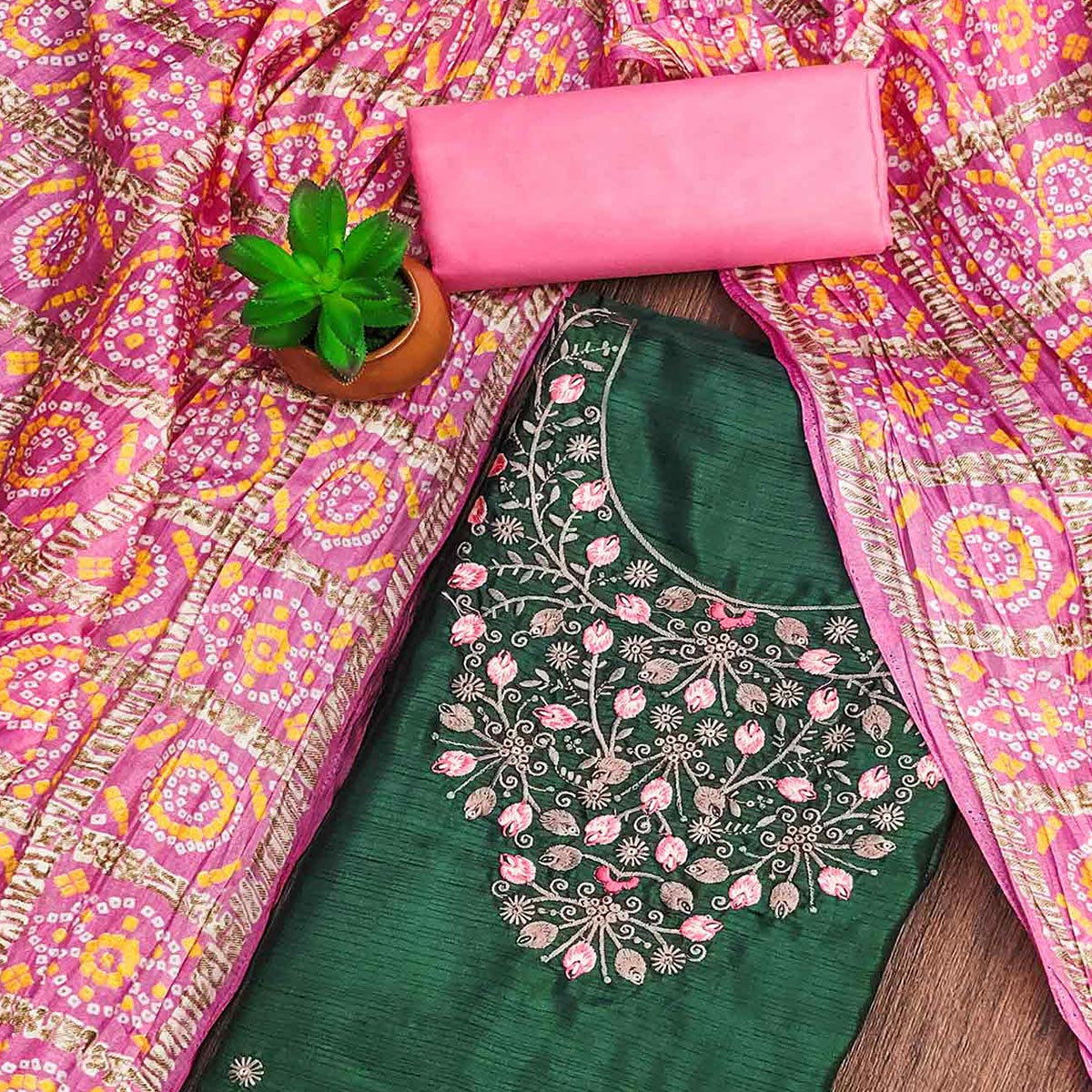 green-floral-sequins-embroidered-cotton-blend-dress-material