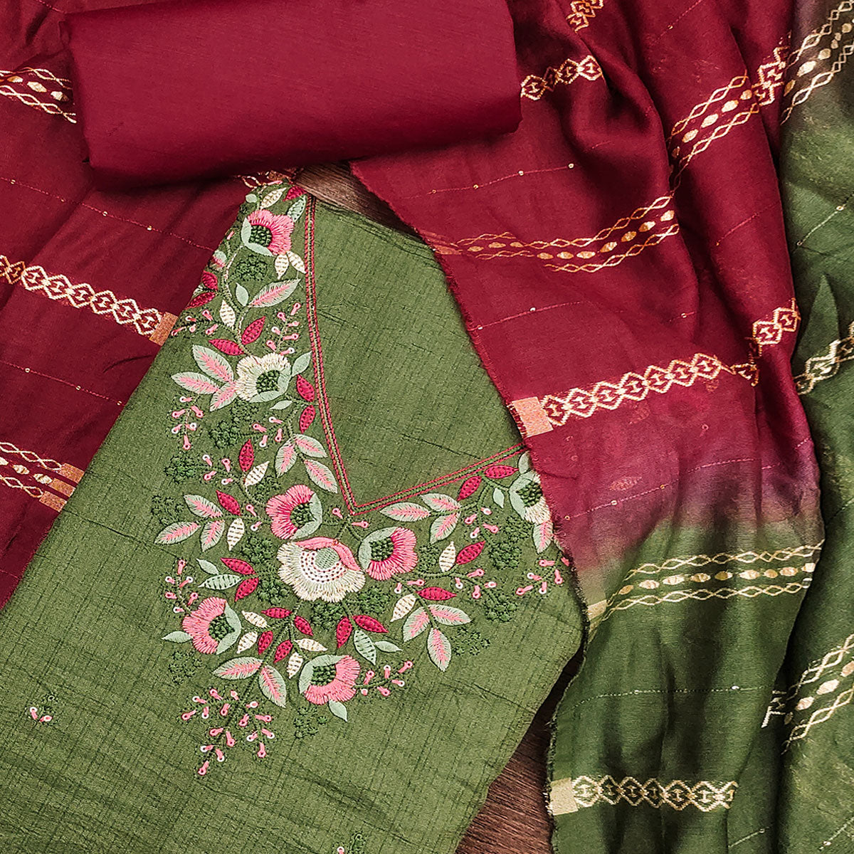 green-floral-sequins-embroidered-cotton-silk-dress-material-33