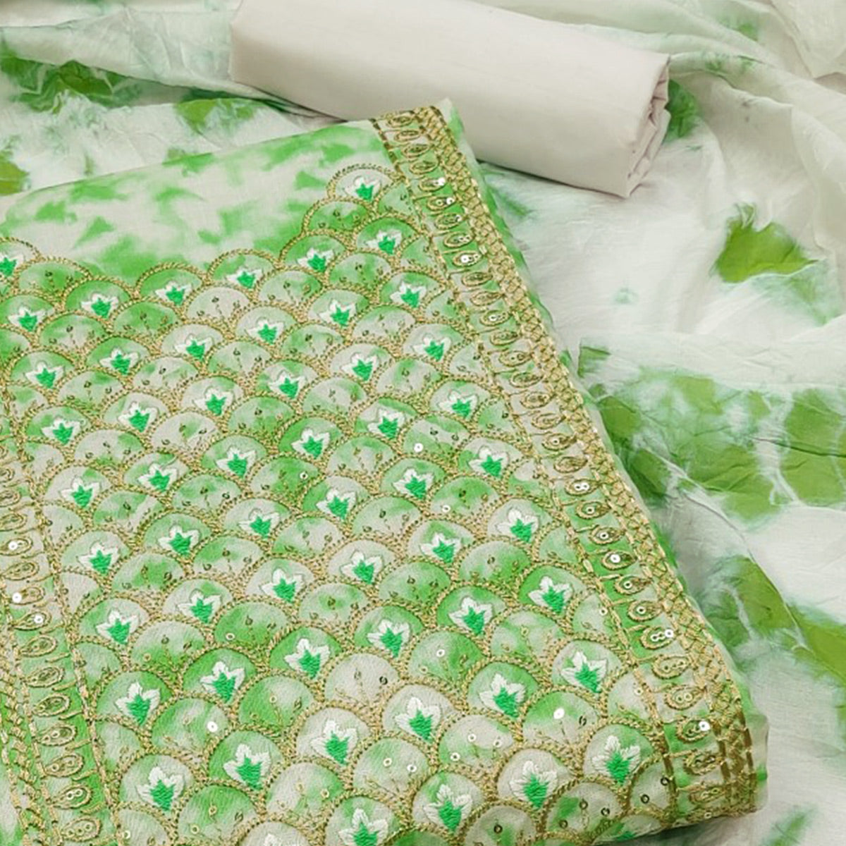 green-printed-with-embroidery-cotton-blend-dress-material