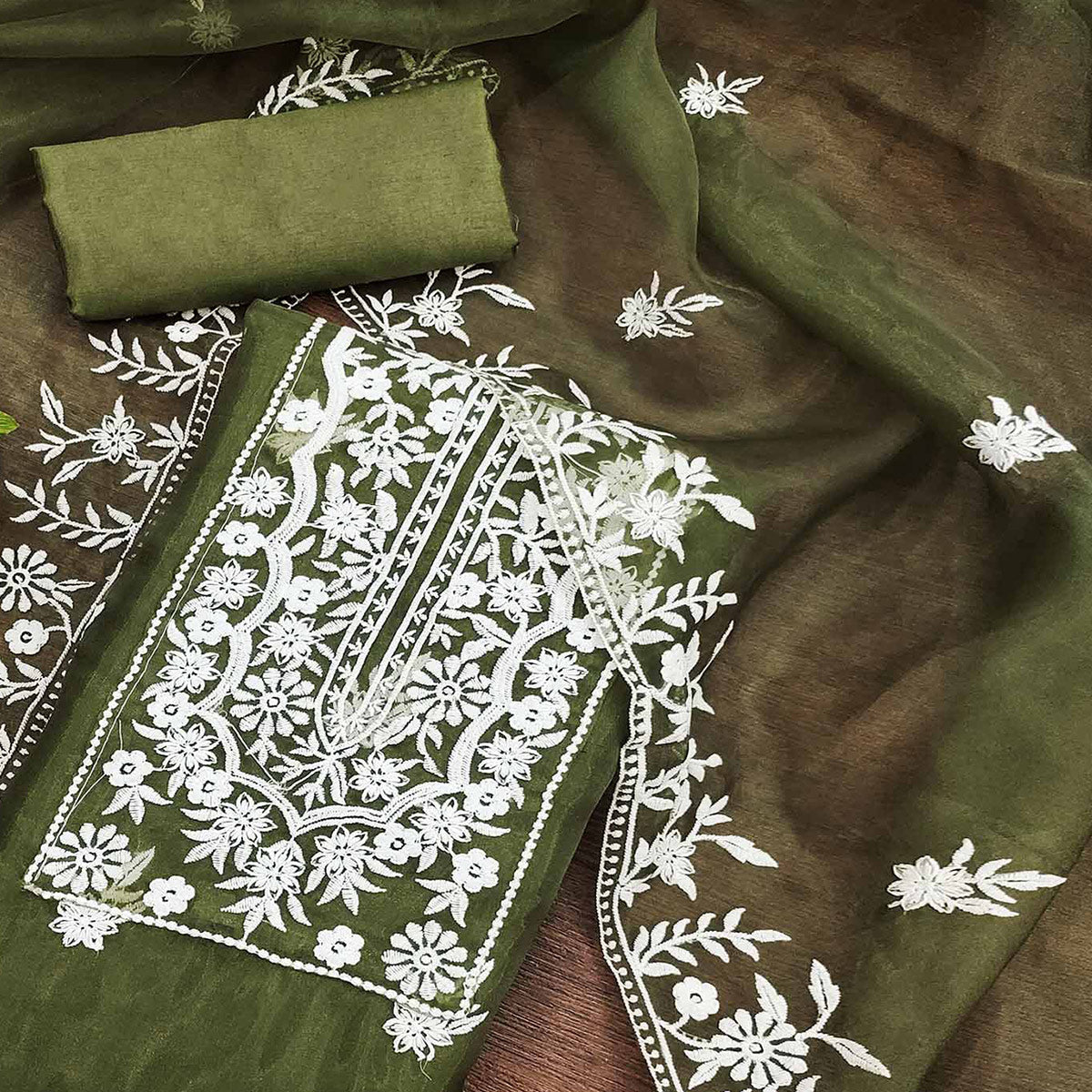 green-floral-embroidered-organza-dress-material-8