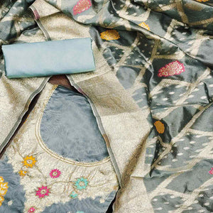 grey-floral-woven-jacquard-dress-material