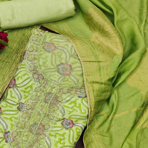 green-floral-sequins-embroidered-organza-dress-material-1