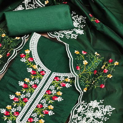 green-floral-embroidered-chanderi-cotton-dress-material-7