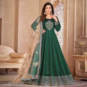 green-floral-embroidered-tapetta-silk-semi-stitched-anarkali-suit