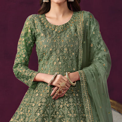 green-floral-embroidered-net-semi-stitched-anarkali-suit-3