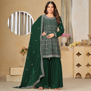green-floral-sequins-embroidered-georgette-semi-stitched-sharara-suit
