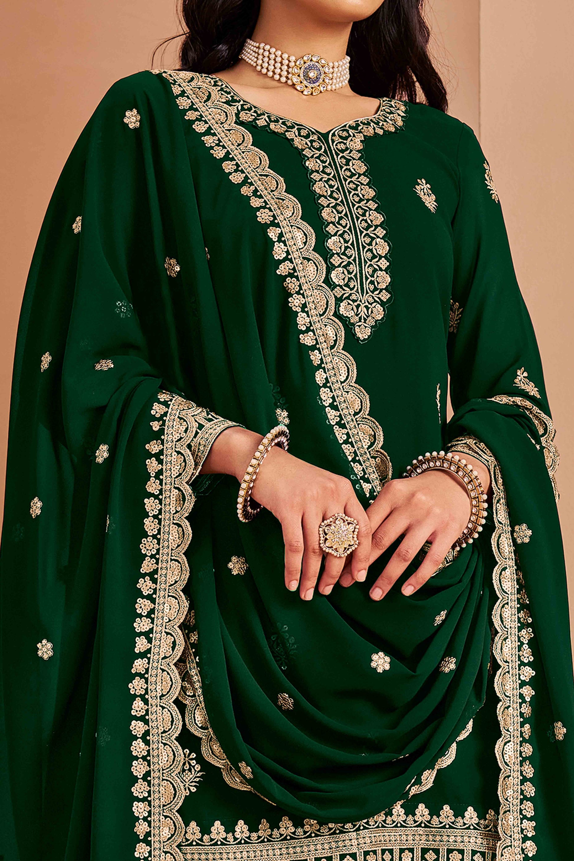 green-floral-embroidery-georgette-semi-stitched-palazzo-suit