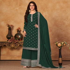 green-floral-embroidered-georgette-semi-stitched-suit-7