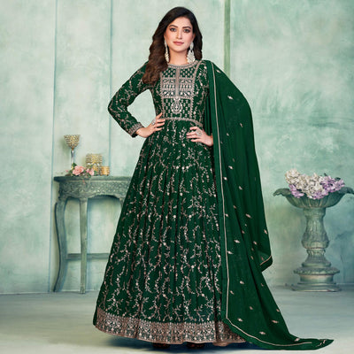 green-embroidered-georgette-semi-stitched-anarkali-suit