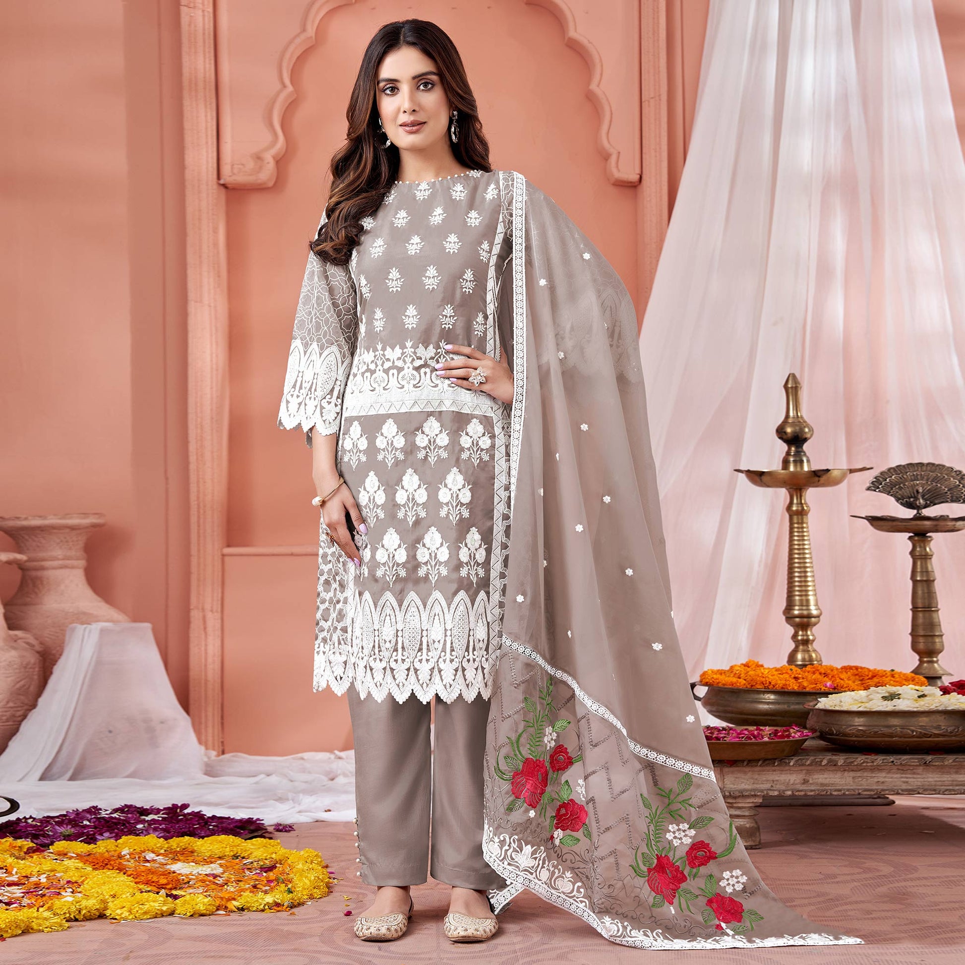 grey-floral-embroidered-organza-semi-stitched-suit