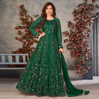 green-embroidered-net-semi-stitched-anarkali-style-suit
