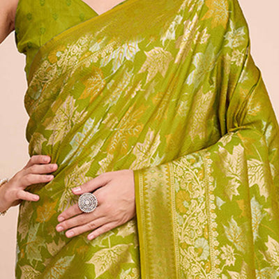 green-zari-weaving-pure-silk-saree-26