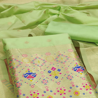 green-zari-weaving-soft-banarasi-silk-dress-material