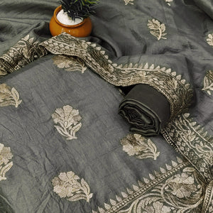 grey-floral-embroidered-vichitra-silk-dress-material-2