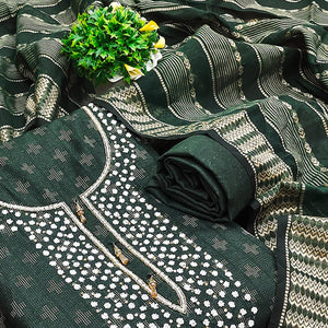 green-woven-with-handwork-cotton-blend-dress-material-1