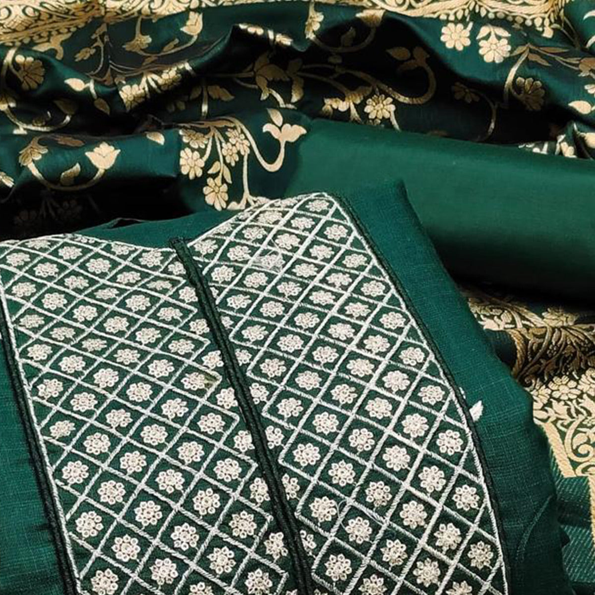 green-floral-embroidered-cotton-blend-dress-material-1