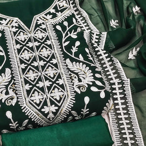 green-floral-sequins-embroidered-georgette-dress-material-4