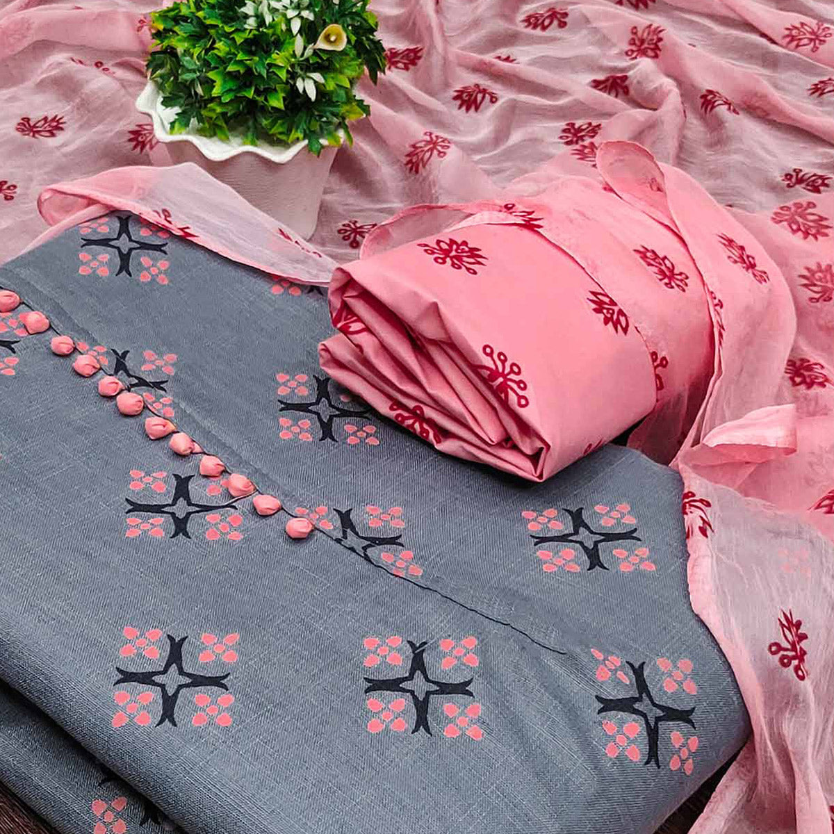 grey-gajari-pink-floral-printed-cotton-blend-dress-material