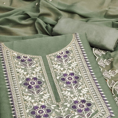 green-floral-sequins-embroidered-georgette-dress-material-13