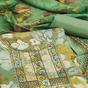 green-floral-foil-printed-with-embroidery-modal-cotton-silk-dress-material