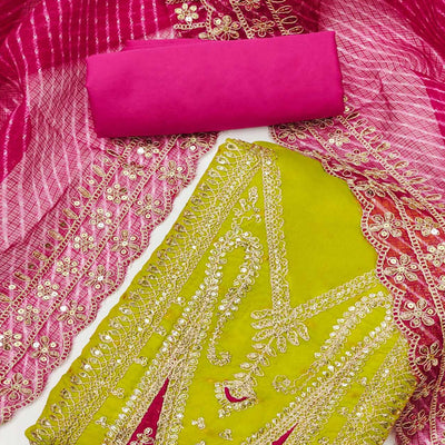 green-woven-with-sequins-embroidery-chanderi-dress-material-2