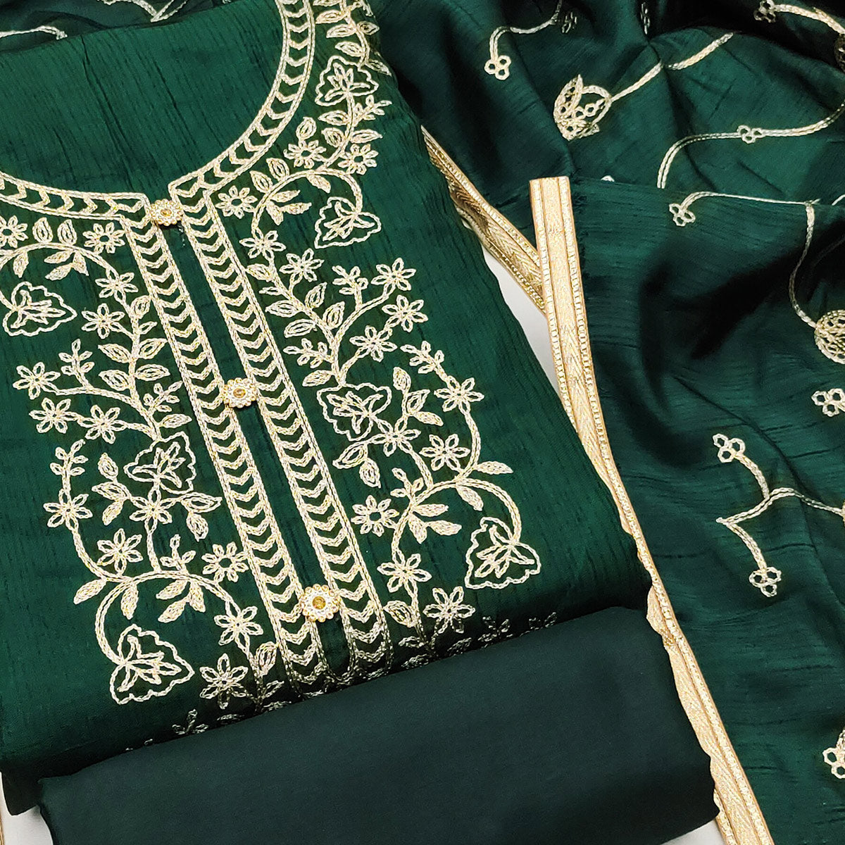 green-floral-embroidered-art-silk-dress-material-7