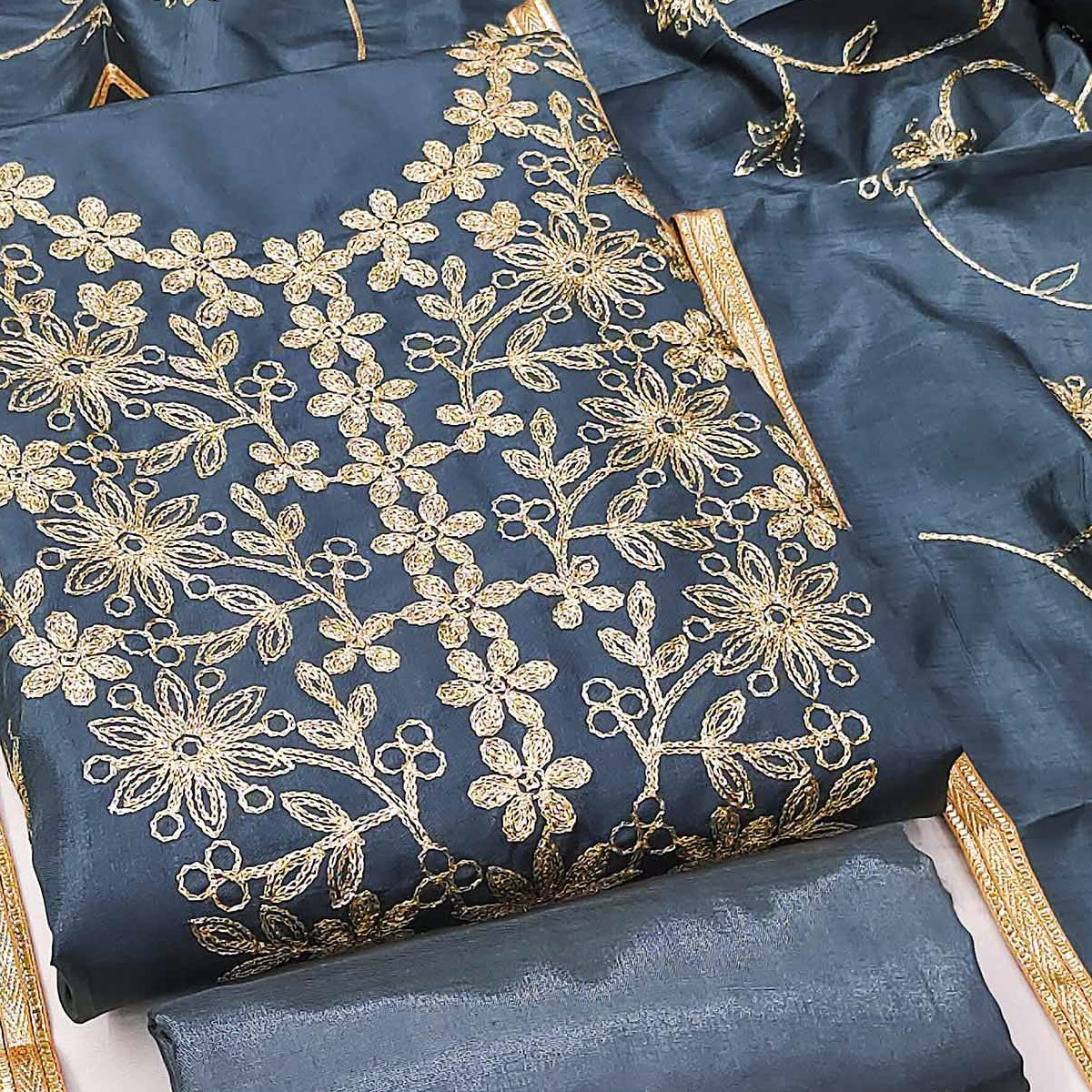 grey-floral-embroidered-art-silk-dress-material-13