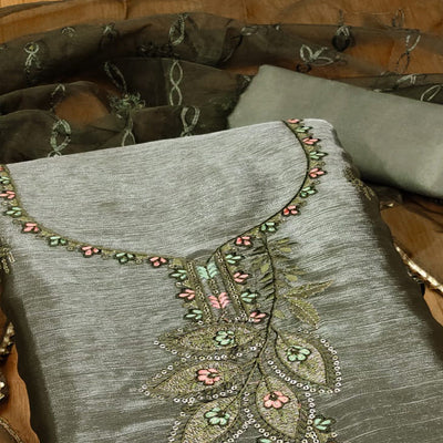 green-floral-sequins-embroidered-banarasi-silk-dress-material