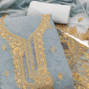 grey-embroidered-with-swarovski-work-georgette-dress-material