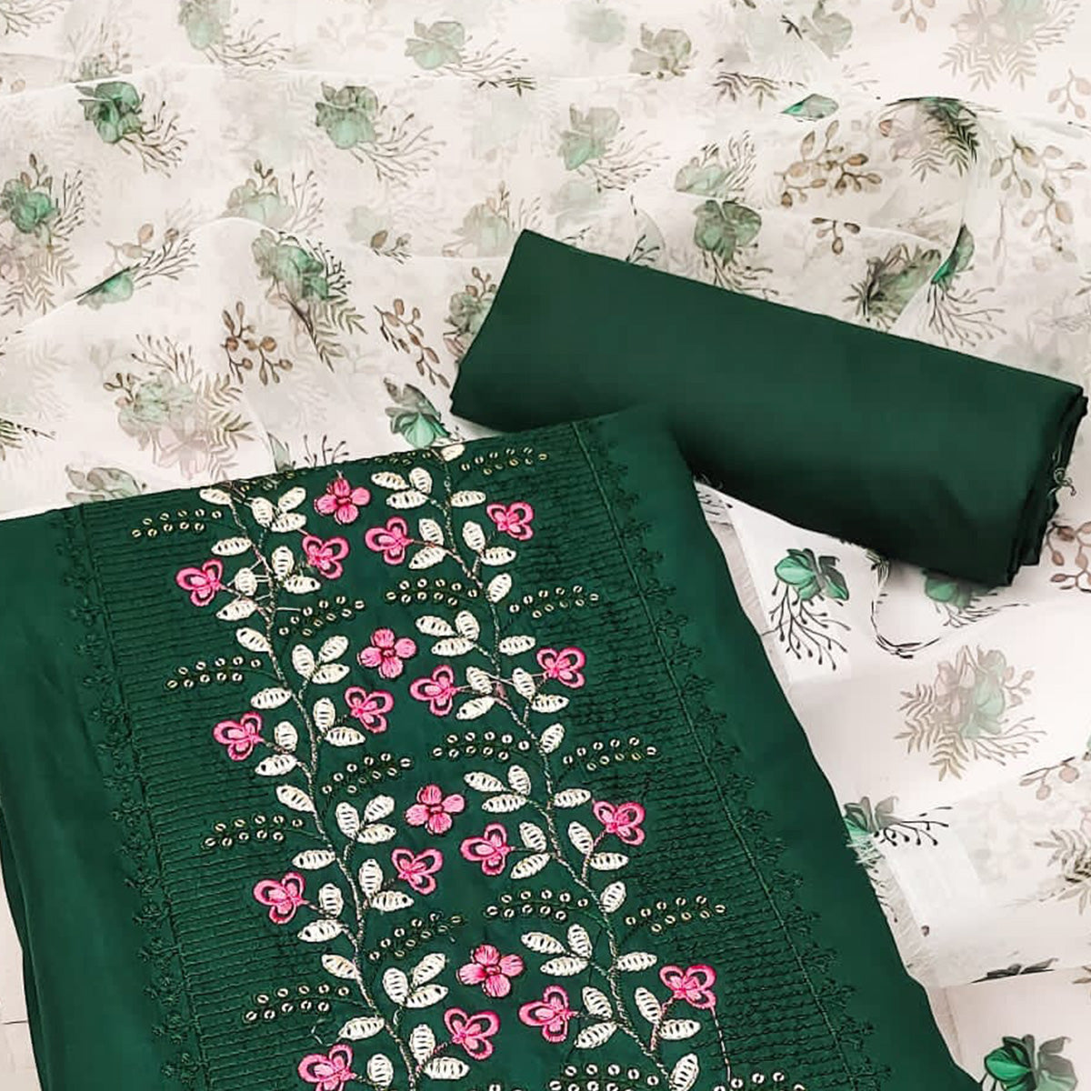 green-floral-embroidered-poly-cotton-dress-material-4