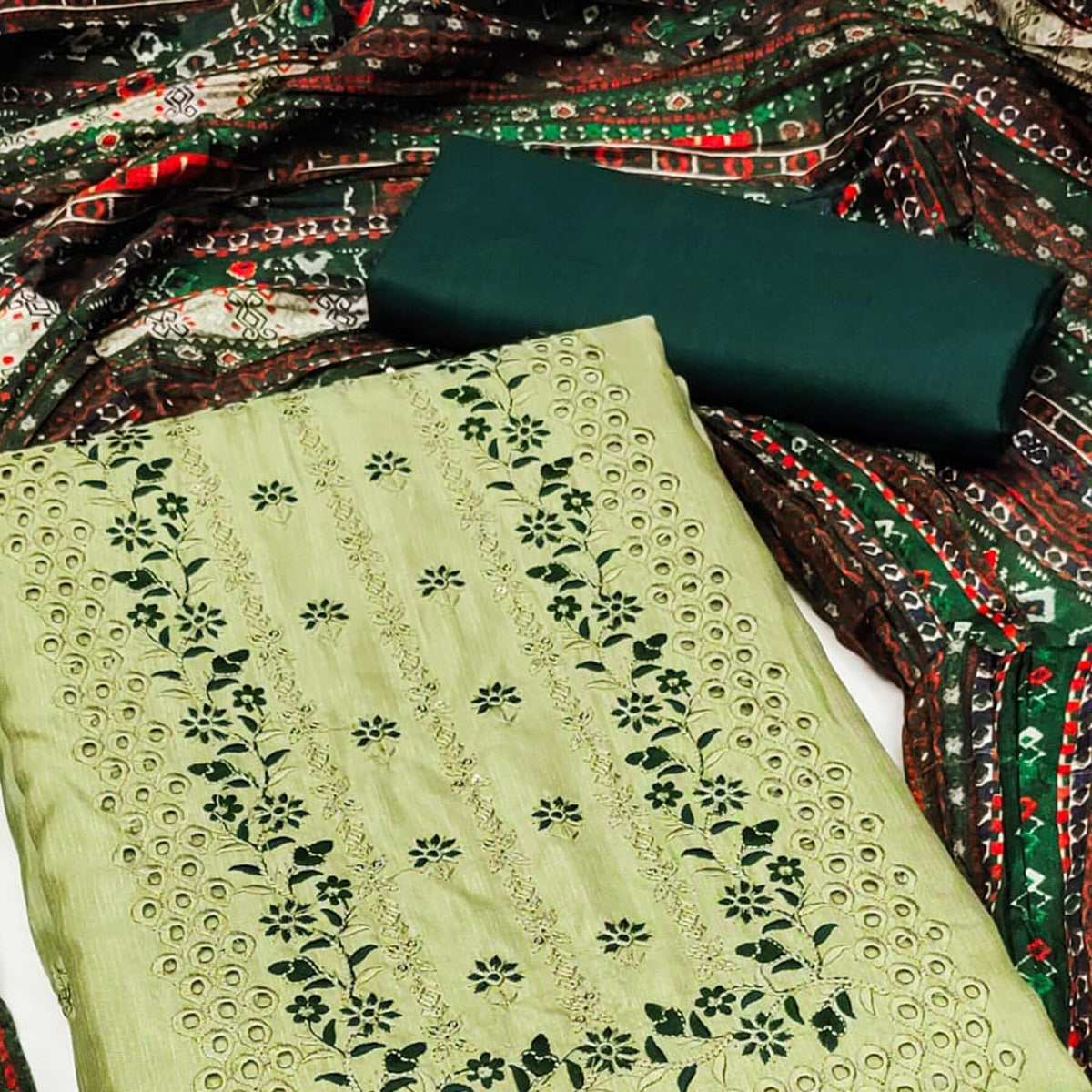 green-floral-embroidered-poly-cotton-dress-material-3