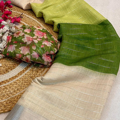 green-zari-weaving-linen-saree